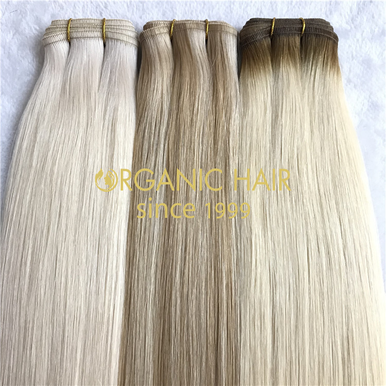 Top quality hair extensions to order-- Flat weft hair extensions C30